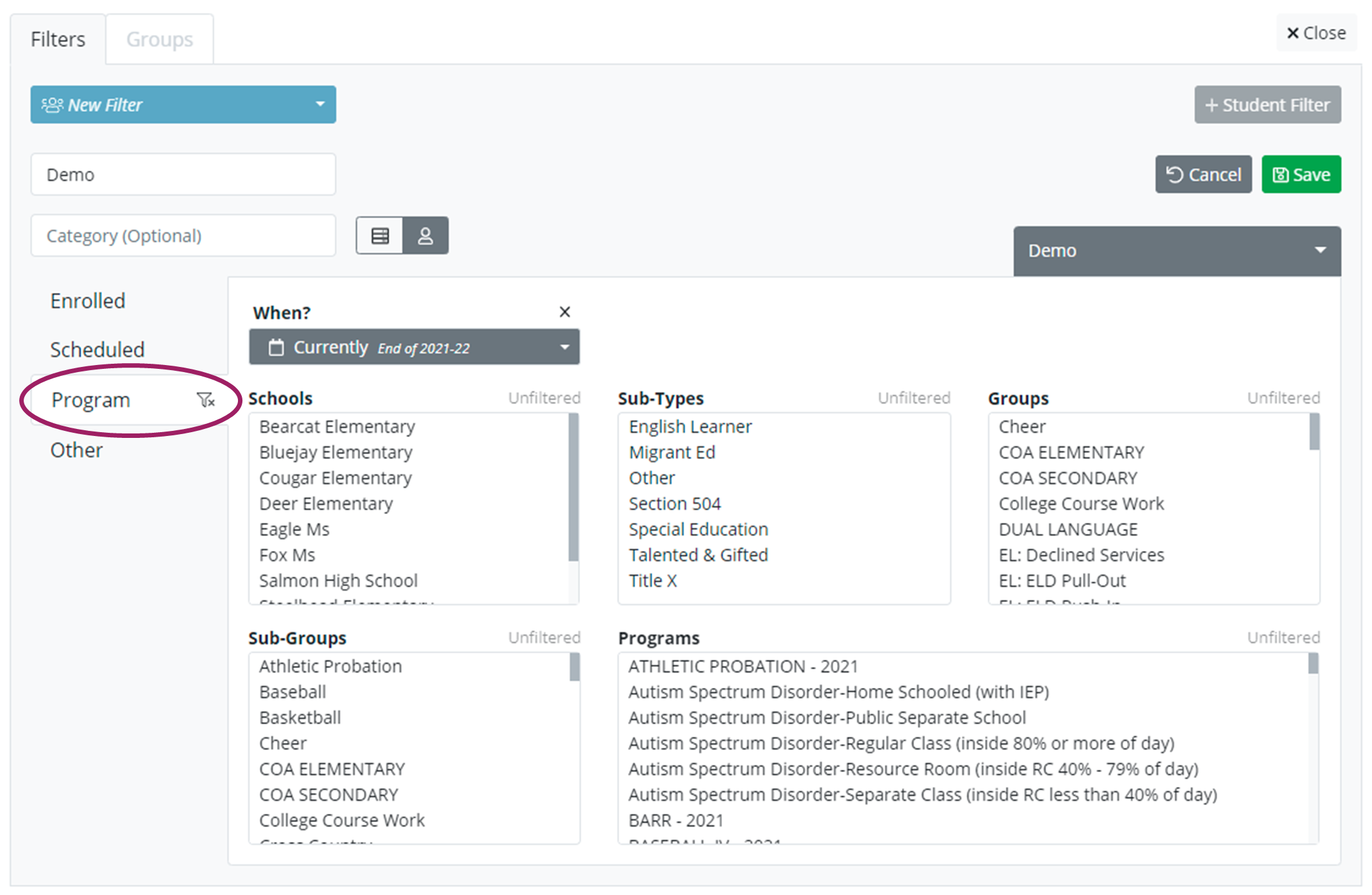 Filter by Program.png
